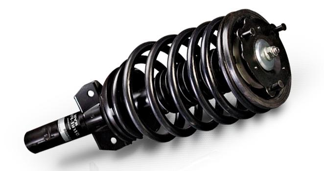 KYB Strut Plus Complete Corner Unit - Strut, Mount & Spring - Recommended OE Replacement SR4009