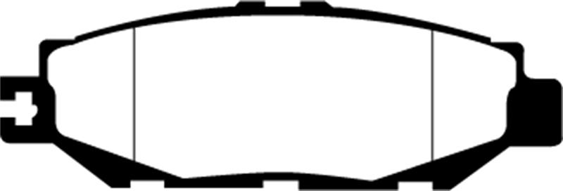 EBC Brakes Greenstuff 2000 Series Sport Brake Pads - FMSI ID D613 DP21008