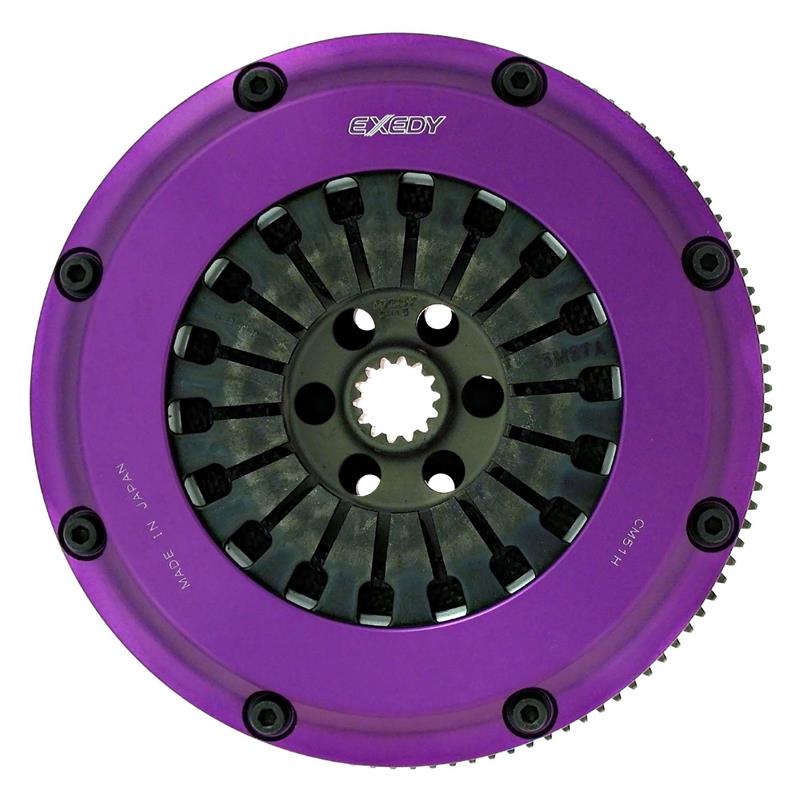 EXEDY Racing Clutch Hyper Triple Carbon-R Clutch - Rigid Disc - Pull Type Cover - For use w/ Hyper Accessory Kit TYAK103 TM043HBMC