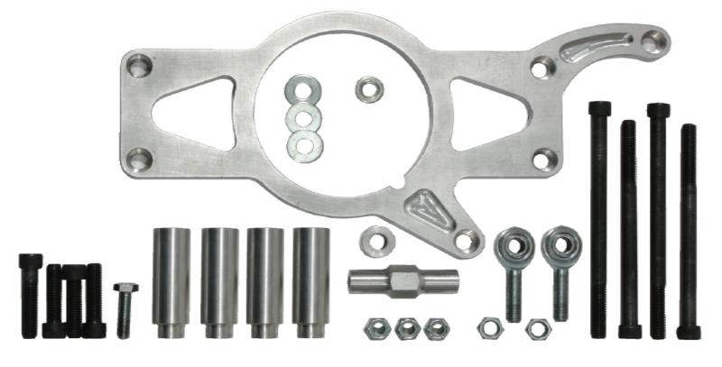 Moroso Alternator & Vac Pump Mounting Kit - Use w/ Meziere Pump & Enhanced Design Vac Pumps 63819