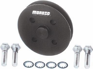 Moroso Crankshaft Pulley - Double Groove - 50% reduction 64110