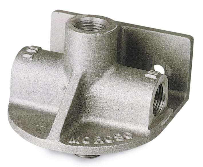 Moroso Remote Oil Filter Mount - Front Port Style 23764