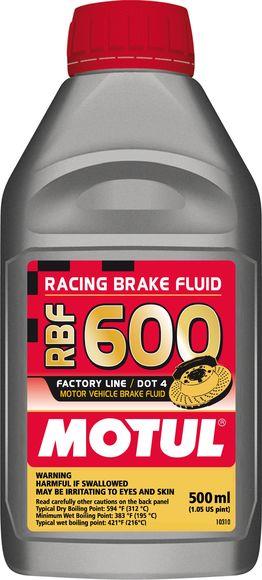 Motul RBF 600 Brake Fluid - DOT4 100949