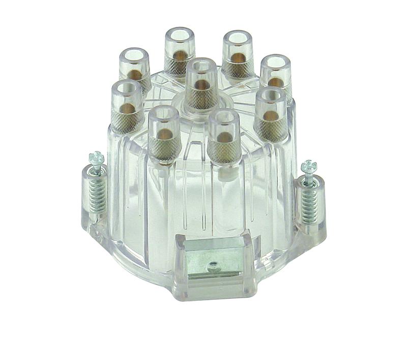 Mr Gasket Transparent Distributor Cap - Includes Cap, Rotor & Coil Cover 1263C