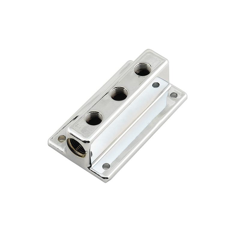 Mr Gasket Fuel Block - Dual Outlet 6150MRG