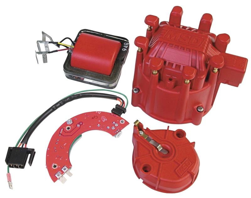 Ultimate HEI Kit - Ignition Conversion Kit - Incl Dist. Cap/Rotor/Module/Coil/Dust Cover - For Use w/Non-Computerized 4-Pin Module HEIs Only 8501