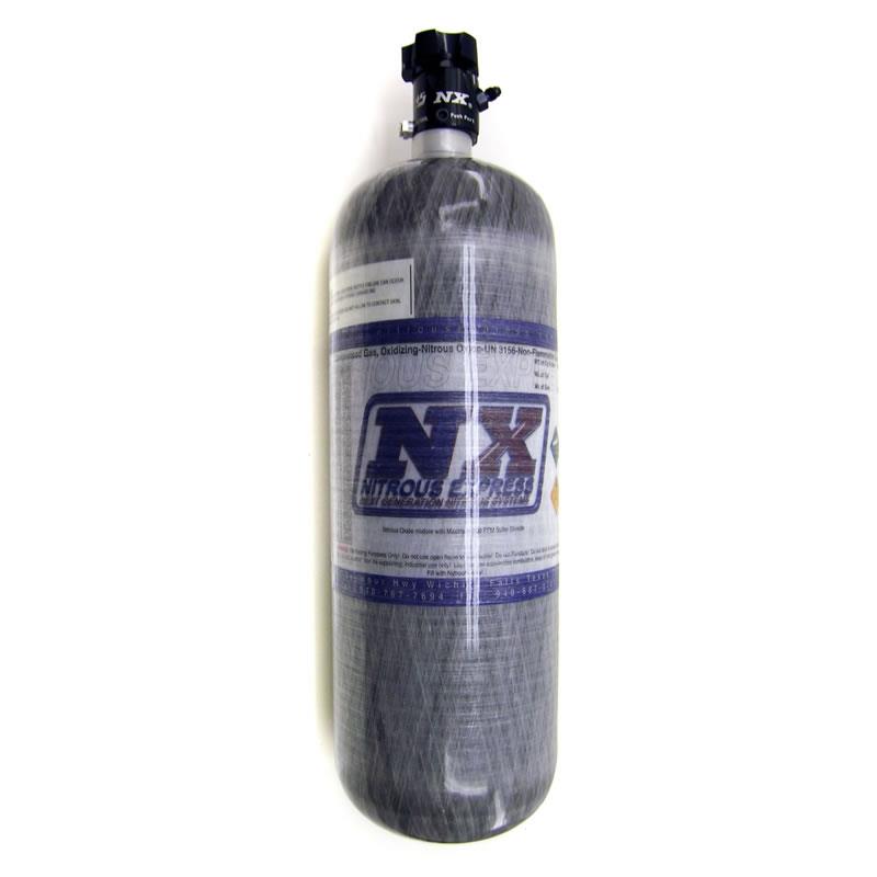 Nitrous Express 3.5oz Mini-Bottle - w/ Motorcycle Valve 11020