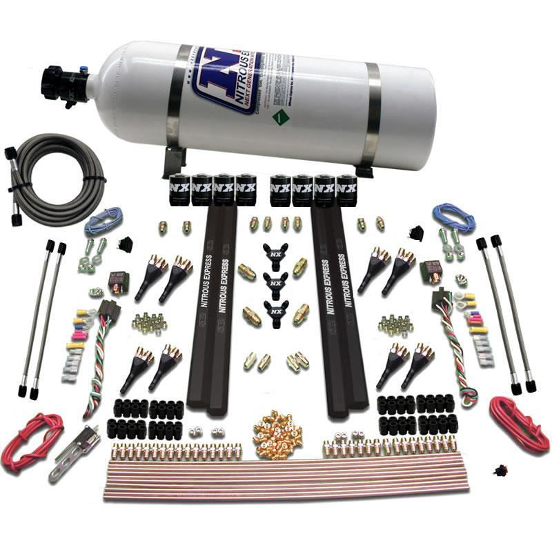 Nitrous Express 4 Cylinder SX2 Nozzle System (100-300HP x 2) 90094-10