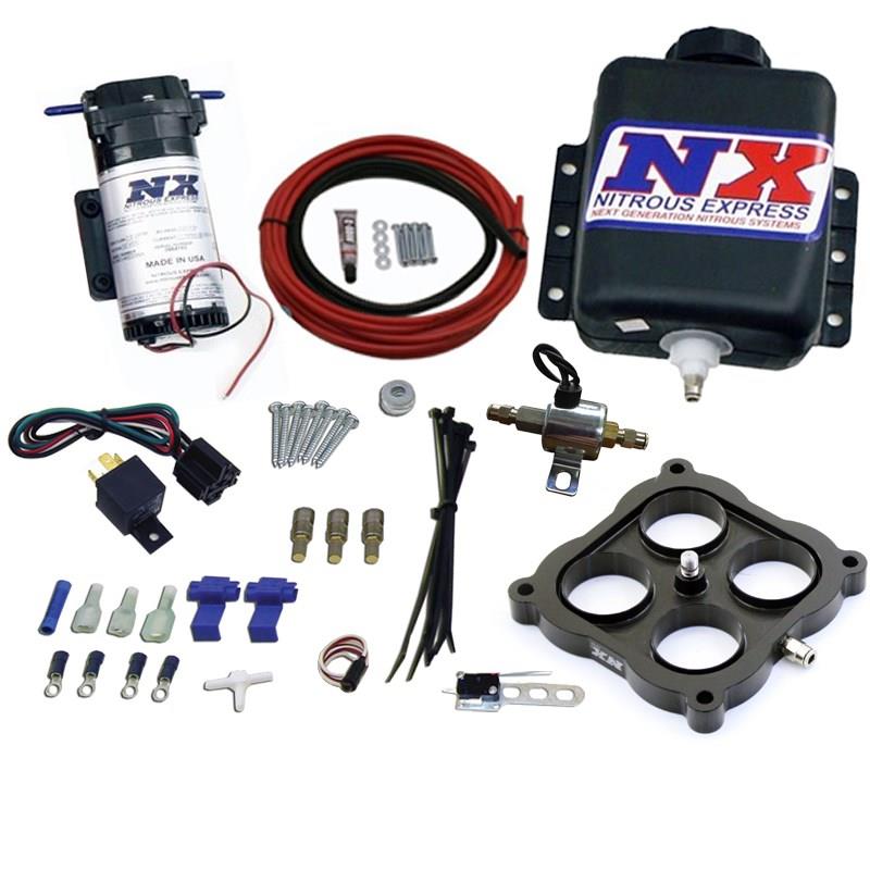 Nitrous Express Direct Port Water Methanol - 4 Cylinder Stage 3 - w/ Hardlines 15130H