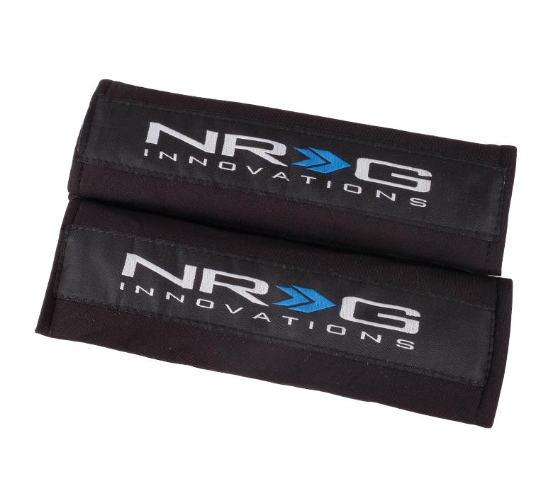 NRG Innovations Seat Belt Pads - Single Piece SBP-35BK