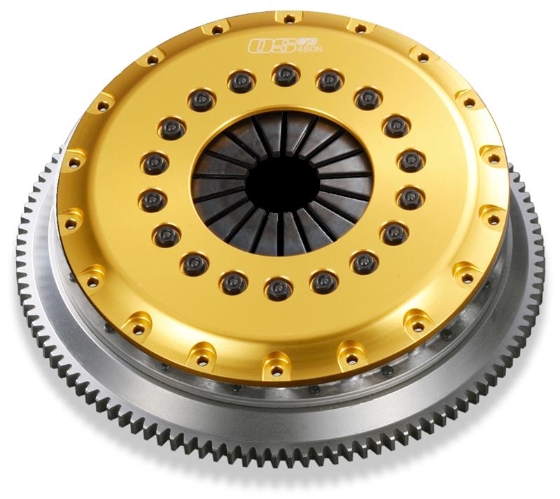 OS Giken R Series Clutch - Aluminum Cover Triple Plate w/Floating Center Hub - Counterweight Required - OS Clutch Release Sleeve Assembly is Required - Requires Counterweight [N3Z2-11-52X] & FW Bolts [8051-27-325 or -236] MZ101-CH5