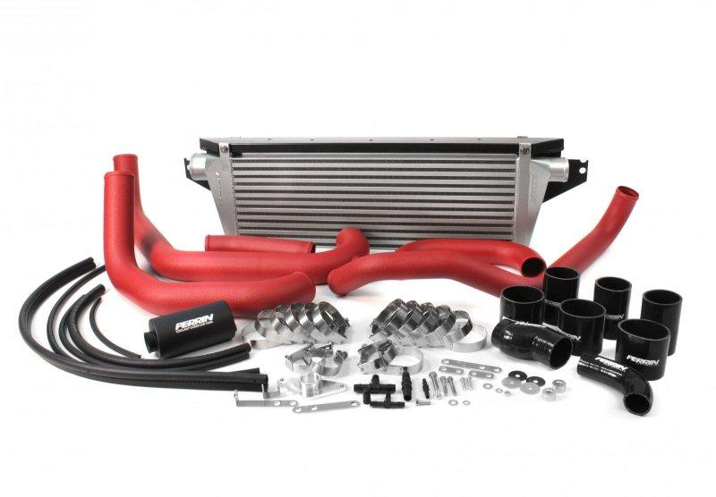 Perrin Performance Boost Tube Box - Piping and Coolant Reservoir ONLY - Does NOT Include Intercooler PSP-ITR-430-2RD/BK