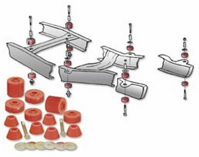Prothane Body Mount Kit - 20 Pieces 7-106-BL