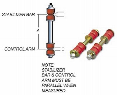 Prothane End Link Bushing Kit 7-403