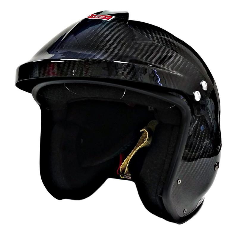 Pyrotect Pro Airflow Carbon Fiber Helmet - Open Face - SA2015 Rated 9157005