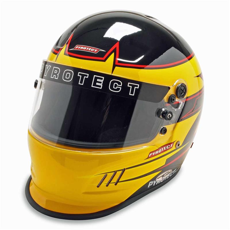 Pyrotect Pro Airflow Rebel Graphic Helmet - Full Face - Duckbill - SA2015 Rated 9066002