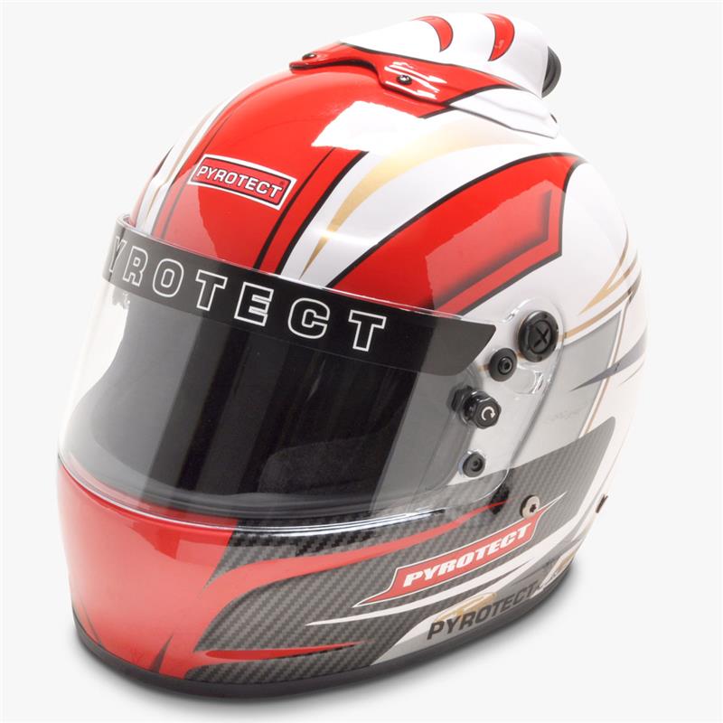 Pyrotect Pro Airflow Tri-Flow Forced Air Patriot Graphic Helmet - Full Face - SA2015 Rated 9036001