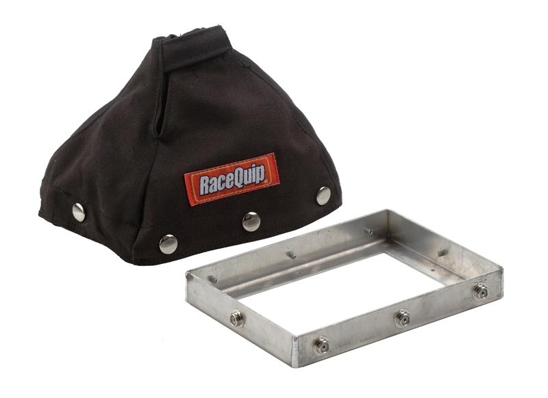 RaceQuip Fire Retardant Shifter Boot Kit - w/ Mounting Base Plate - Medium Height 871003