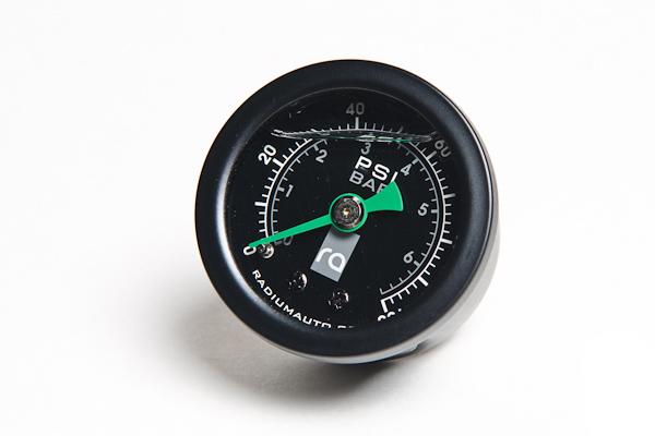 Radium Engineering Fuel Pressure Gauge - w/ -6AN Inline Adapter 20-0152