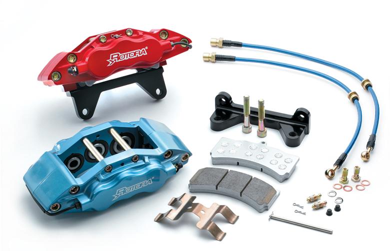 Rotora Brake Caliper Kit - 2-Piston (FC2) Kit - Larger Diameter Brake Discs Required for use with this Kit RCK129.02