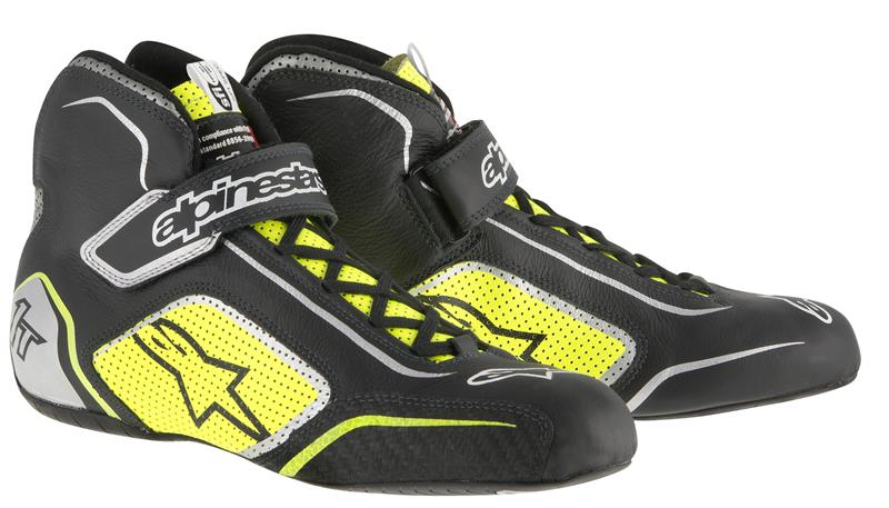 Alpinestars Tech 1-T Shoes - Full-Grain Leather - SFI 3.3 Level 5/FIA 2710115-155A-8.5