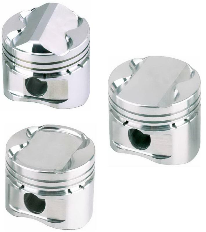 Arias Pistons Flat Top Piston - 23 Degree - Flyweight - Fits 3.480 and 3.500 Cranks - Pins Not Included - For Performance Track - 500HP Max - For use with Ringset 1821314040 1010080
