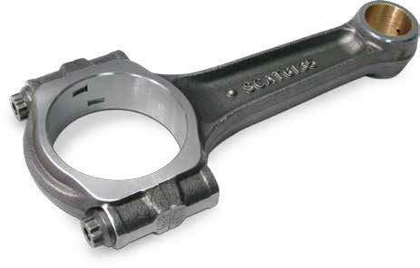 SCAT Pro Stock I-Beam Connecting Rods, Bushed - w/ 3/8"ARP 2000 Cap Screw Bolts - Set of 8 Rods - Long Part Number: F1980 25400912A