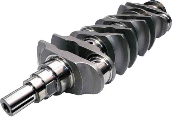 SCAT 4340 Billet Lightweight Crankshaft - Long Part Number: F1980 88M101