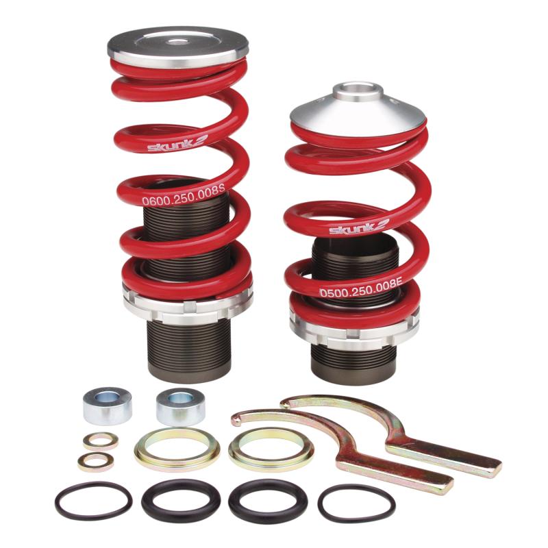 Skunk2 Coilover Sleeve Kit - Incl Forged Spring Perches/Aluminum Sleeves - Set of 4 517-05-0700