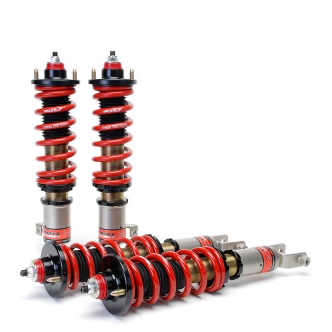 Skunk2 Pro-S II Coilover Shock Absorber Set - Requires Re-use Of OEM Upper Mtg. Components - Full Threaded Body - Non Dampening - Adjustable - Set of 4 541-05-4740