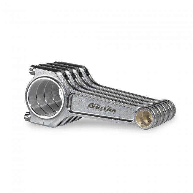 Skunk2 Ultra Series Connecting Rod Set - 153.67mm Length - 440.3 Grams - Rated to 700HP - X-Beam - Incl 3/8 ARP2000 Bolts/Lube - 4340 Chromoly Steel - Set of 4 306-05-9140