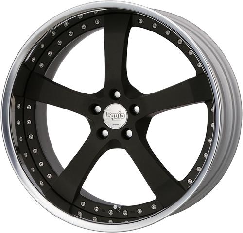 Work Wheels Equip E05 Wheel - Forged Alloy - Deep O-Disk - Anodized Lip - 119mm Lip - Porsche Fitment EE05GRI+063DC