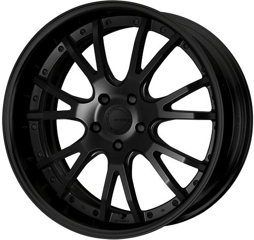 Work Wheels GNOSIS GS4 Wheel - Standard-A-Disk - Full Reverse Rim - Must Specify Offset GGS4FGFXXBKS