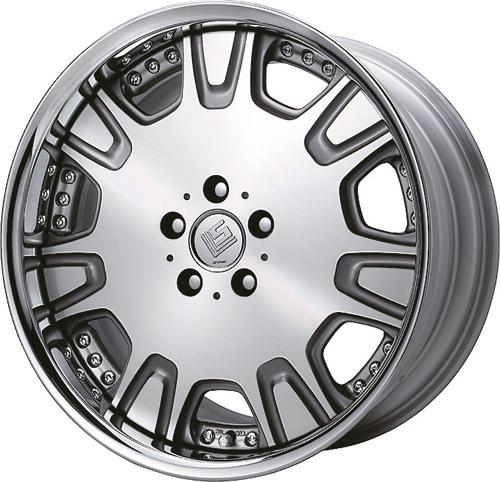 Work Wheels LS-507 Wheel - Big Brake R-Disk - Full Reverse Lip - 52mm Lip LS507FGG+15GSP