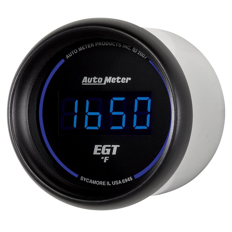 Auto Meter Cobalt Digital Series - Pyrometer Gauge - Digital Movement - Incl Wire Harness 5251 - Incl Mounting Hardware 2230 6945