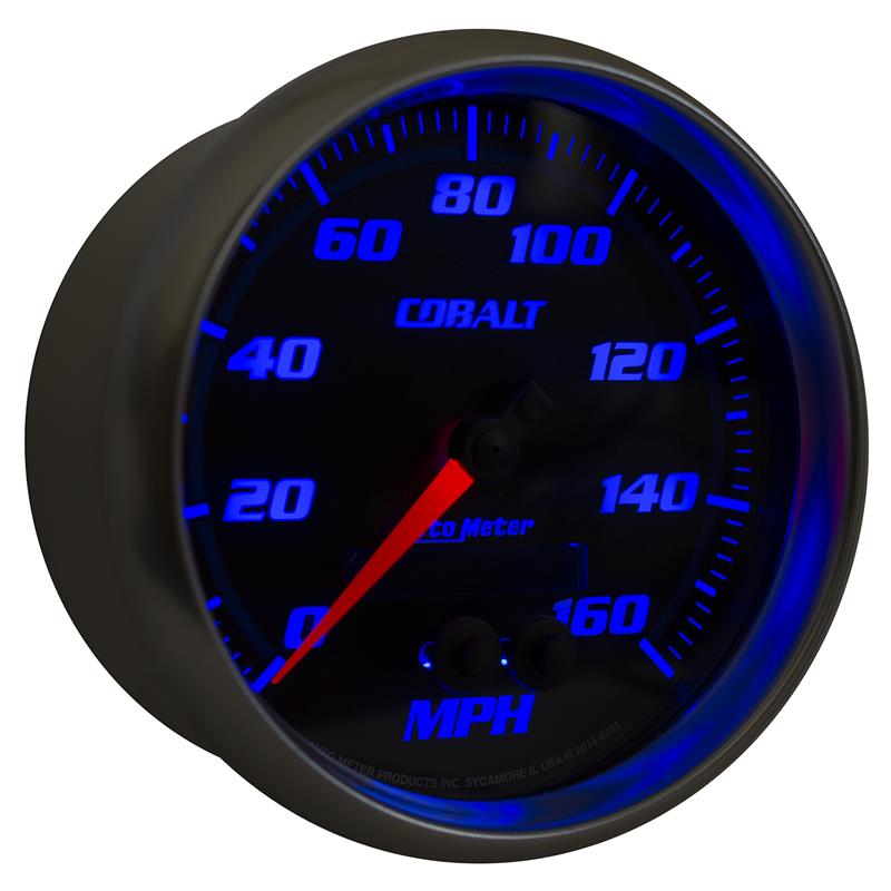 Auto Meter Cobalt Series - GPS Speedometer - Electric, Digital Stepper Motor Movement - Incl Light Covers 6281