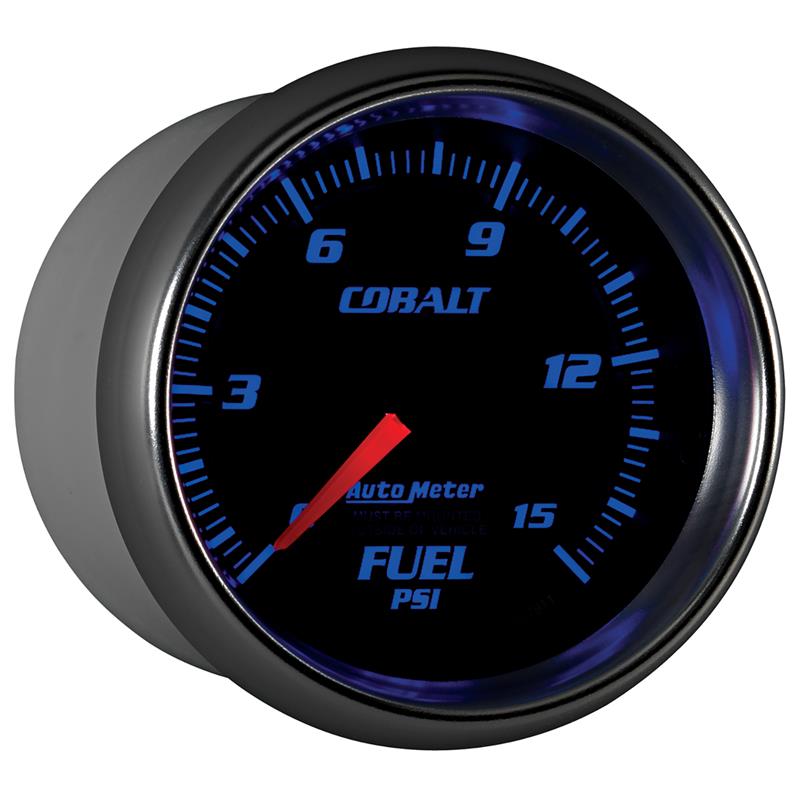 Auto Meter Cobalt Series - Fuel Pressure Gauge - Mechanical Movement - Incl Mounting Hardware 3245 7911