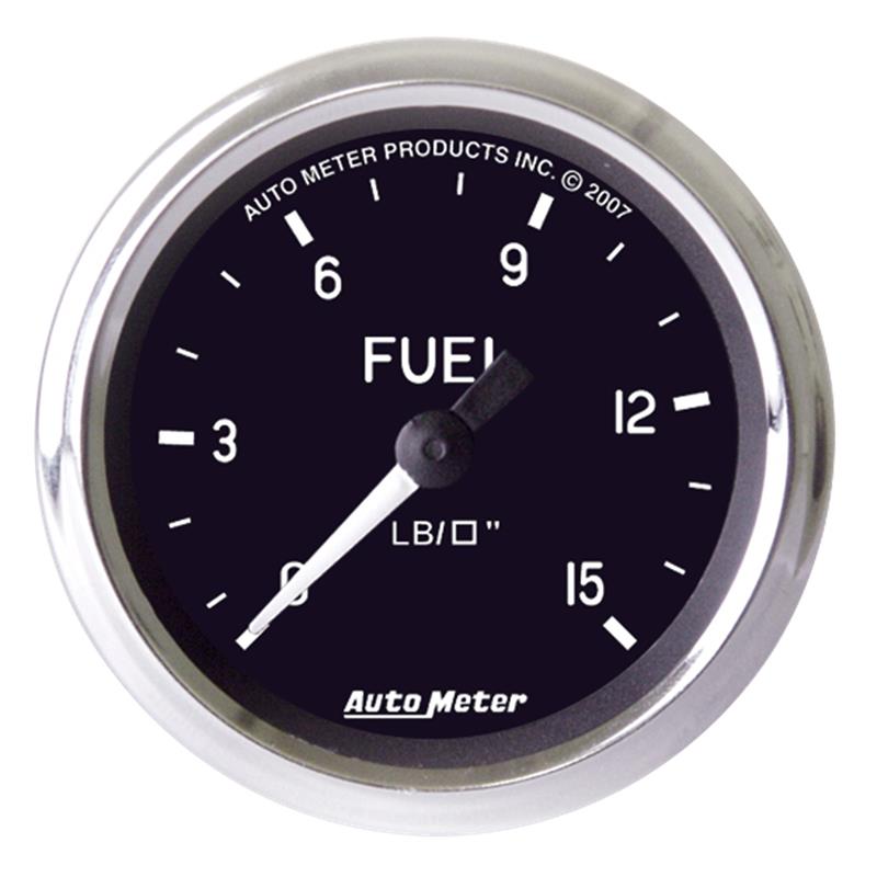 Auto Meter Cobra Series - Fuel Pressure Gauge - Mechanical Movement - Incl Fuel Isolator Sensor Unit - Incl 4ft Braided Stainless Hose - Incl Bulb & Socket 3220 - Incl Light Covers Red 3214 & Green 3215 - Incl Mounting Hardware 2230 201010