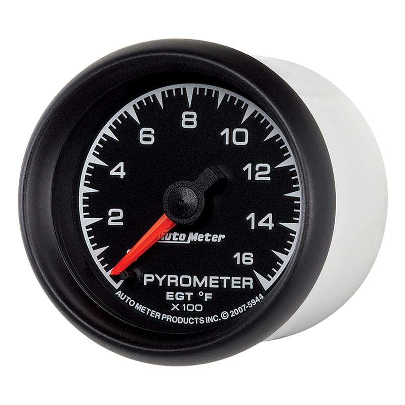 Auto Meter ES Series - Pyrometer Gauge - Electric, Digital Stepper Motor Movement - Incl Wire Harness 5251 - Incl Mounting Hardware 2230 5944