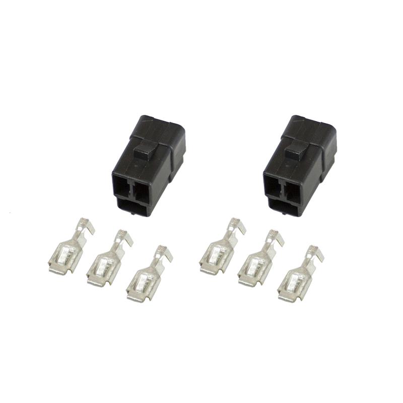 Auto Meter SSE Gauge Connector - For Electric Short Sweep Gauges - 2 Pack 3298