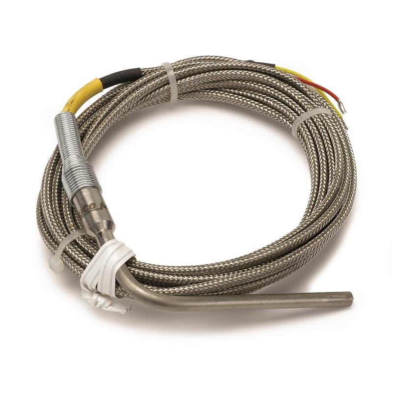 Auto Meter EGT Type K Thermocouple Probe - Racing Series Probe - 3/16in Dia, Open Tip, 10ft 5246