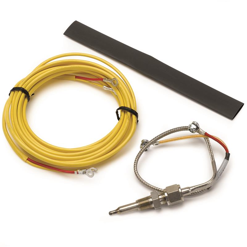 Auto Meter EGT Type K Thermocouple Probe - Street Series Probe Kit - 1/4in Dia, Closed Tip, 10ft, Incl Mtg Hardware 5249