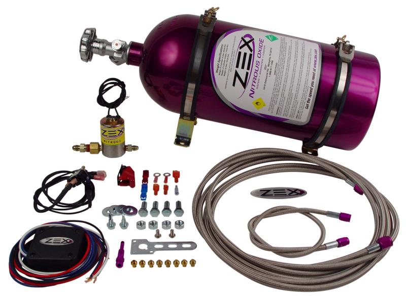 Zex EFI Wet Nitrous System Kit - Incl. Bottle/Bracket - 55-75 HP 82321B