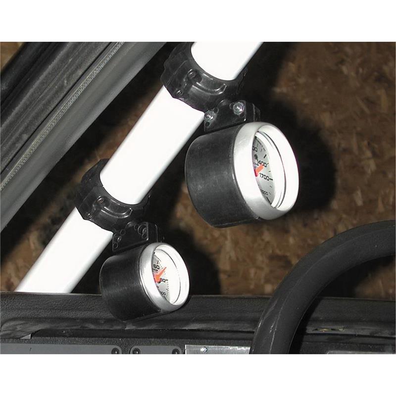 Auto Meter Gauge Roll Pod - For 1-5/8in Roll Cage - For 2-1/16in Gauges - Incl Mouting Hardware 48003