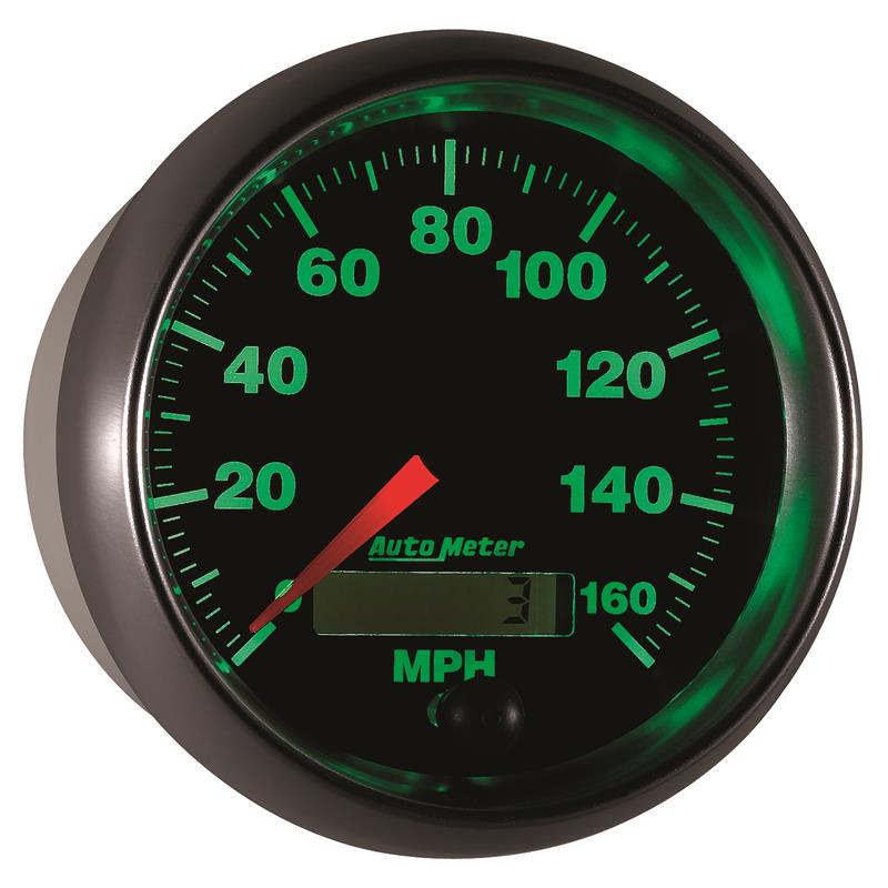 Auto Meter GS Series - Speedometer - Electric, Air-Core Movement - Incl Mounting Bracket 3888