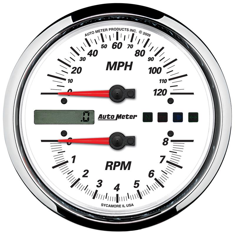 Auto Meter Pro-Cycle Series - Tachometer/Speedometer Combo - Air Core Movement - Incl Mounting Hardware 19467