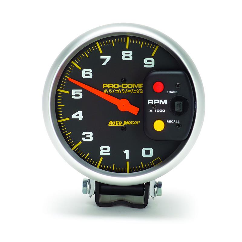 Auto Meter Pro-Comp Series - Pedestal Tachometer - Electric, Air-Core Movement - Incl Bulb & Socket 3219 - Incl Mounting Bracket 6809