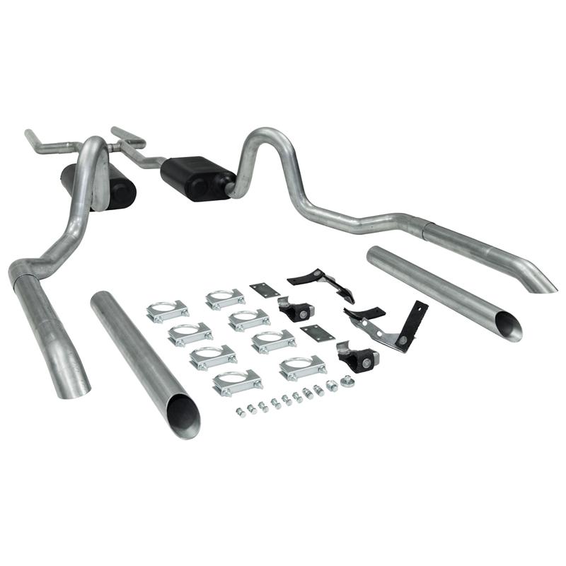 American Thunder Series - HeaderBack System - Dual Rear Exit - Moderate Sound 817104