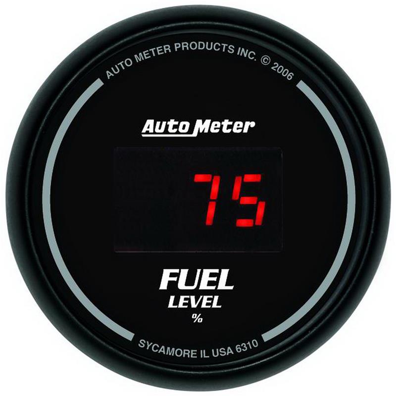 Auto Meter Sport-Comp Digital Series - Fuel Level Gauge - Digital Movement - Incl Wire Harness 5233 - Incl Mounting Hardware 2230 6310 Auto Meter Sport-Comp Digital Series - Fuel Level Gauge - Digital Movement - Incl Wire Harness 5233 - Incl Mounting Hardware 2230 6310