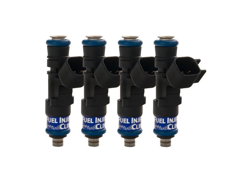 Fuel Injector Clinic 1100cc Fuel Injectors - Set of 4 - High-Z Saturated / High Impedance Ball & Seat Type - Plug & Play Fitment to OEM Harness IS115-1100H